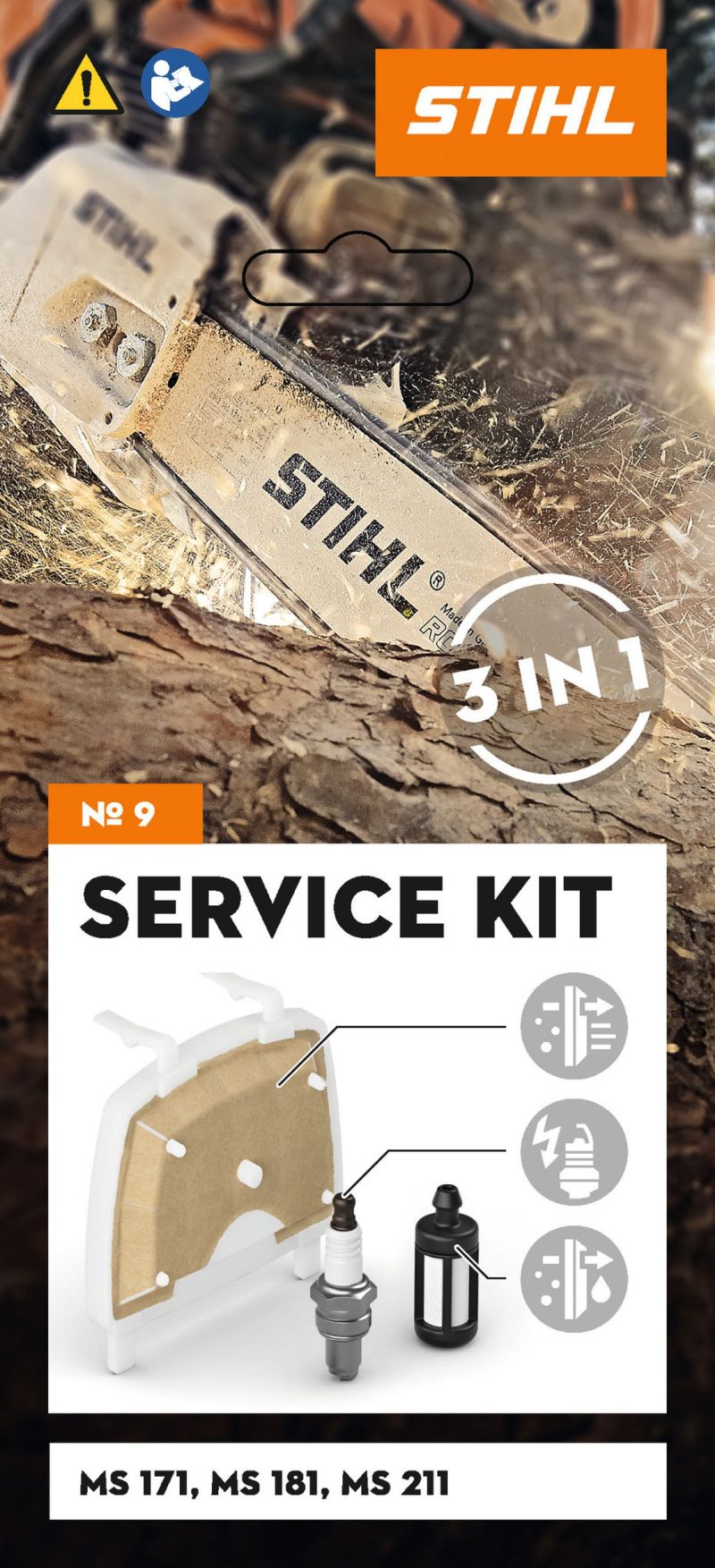 Service Kit 9 (MS 171, MS 181 si MS 211) - imagine 2